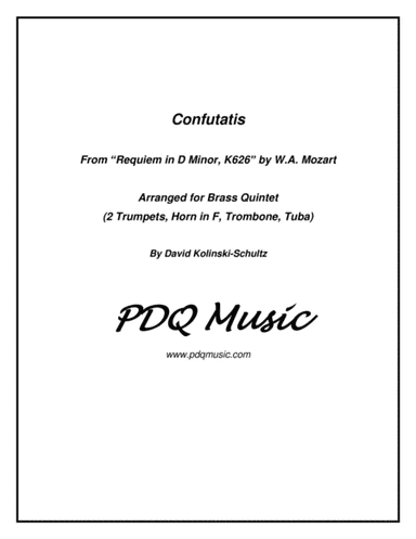 Confutatis (arr. David Kolinski-Schultz)