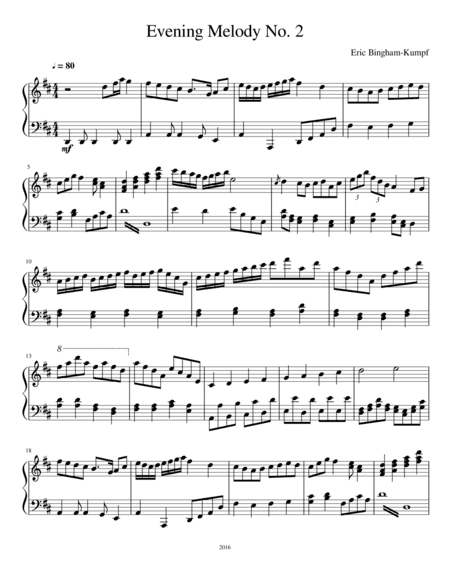 Evening Melody No. 2
