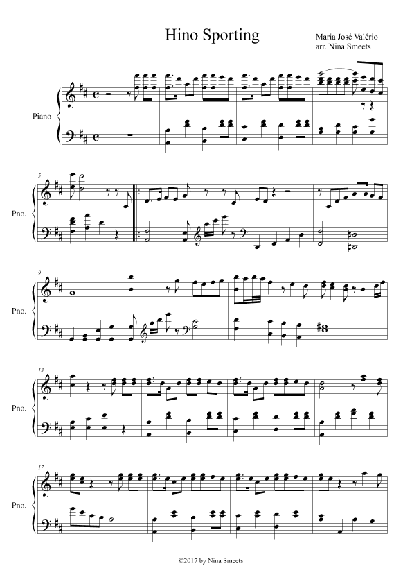 Hino Sporting (arr. Nina Smeets)