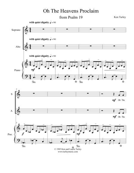 Psalm 019 "Oh The Heavens Proclaim"