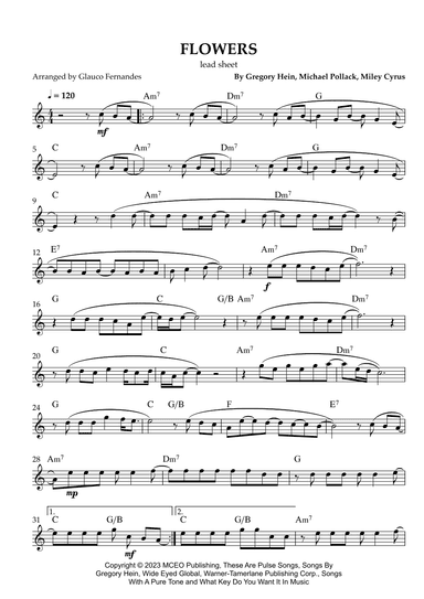 Flowers (arr. Glauco Fernandes)
