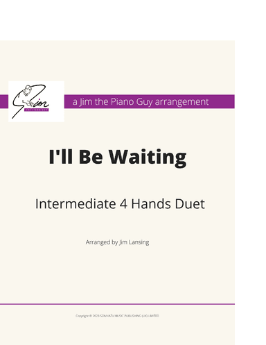 I'll Be Waiting (arr. Jim Lansing)