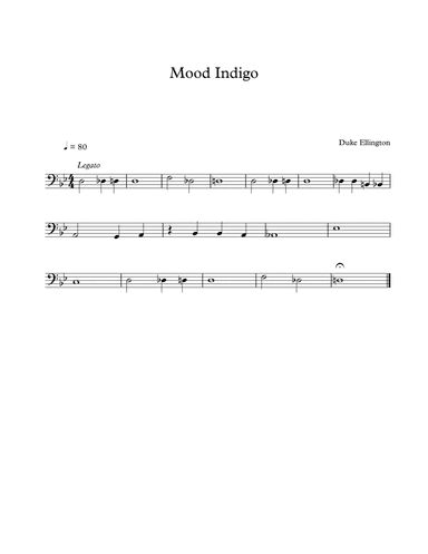 Mood Indigo (arr. SongBird Music)