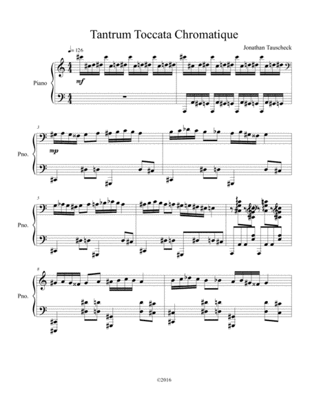 Tantrum Toccata Chromatique