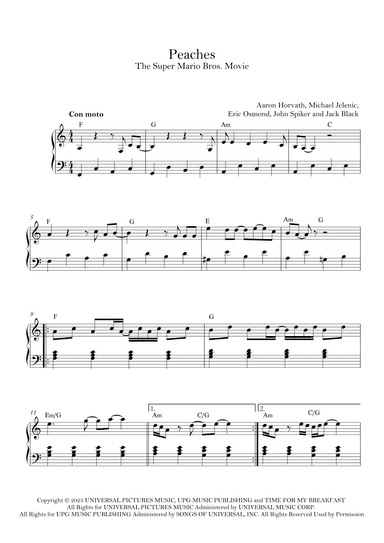 Peaches (arr. Lila Lali)