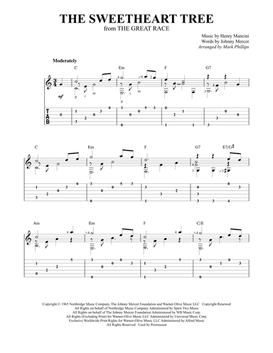 The Sweetheart Tree (arr. Mark Phillips)