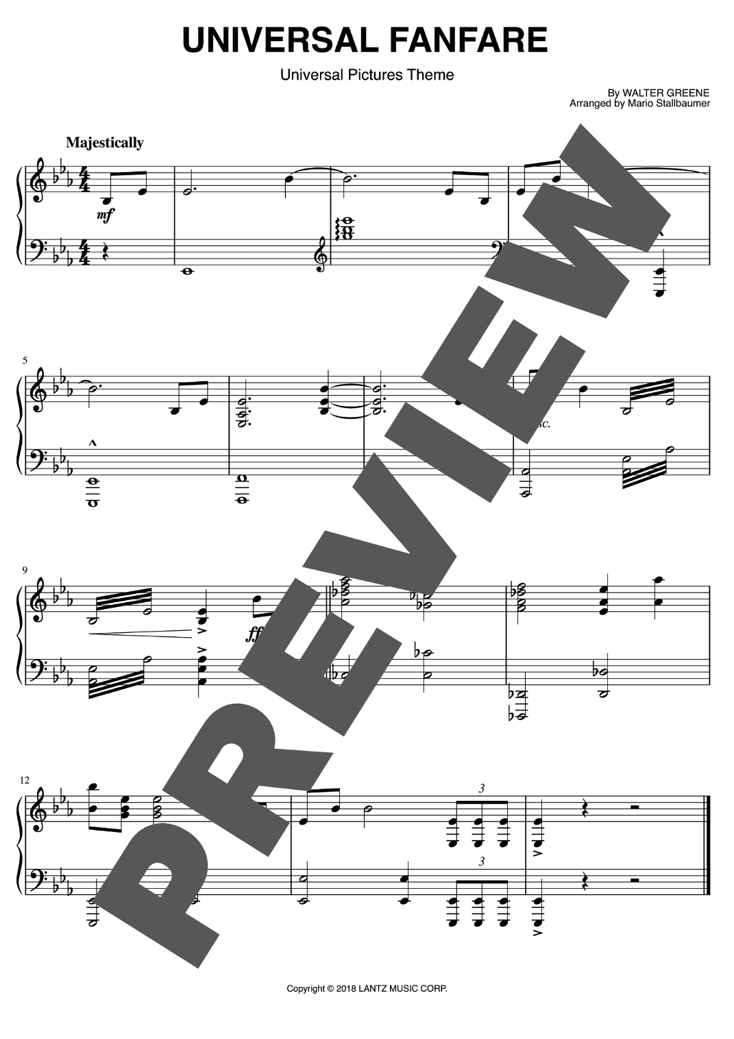 Universal Fanfare (arr. Mario Stallbaumer)