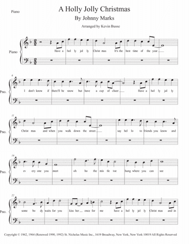 A Holly Jolly Christmas (arr. Kevin Busse)
