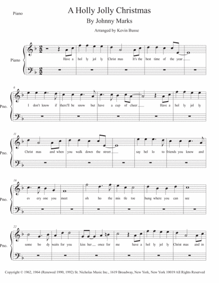 A Holly Jolly Christmas (arr. Kevin Busse)