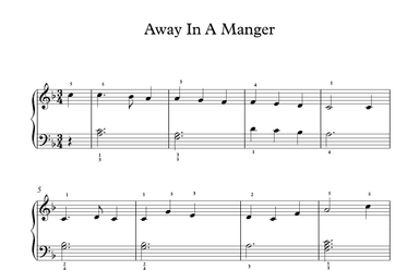 Away In A Manger (arr. PianoWithMichael.com)