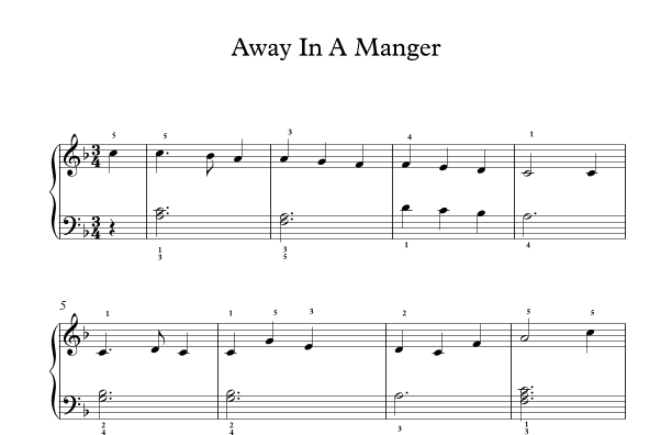 Away In A Manger (arr. PianoWithMichael.com)