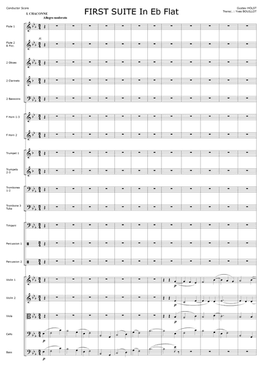 Suite Nr 1 in Eb (arr. Yves Bouillot)