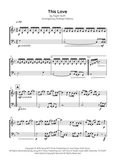 This Love (arr. Rodrigo Faleiros)