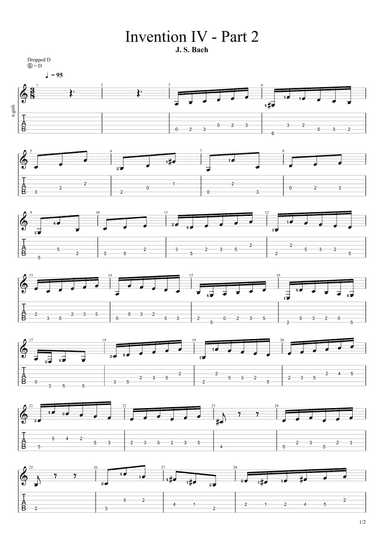 Invention IV - Part 2 (arr. Peter Plaxa)