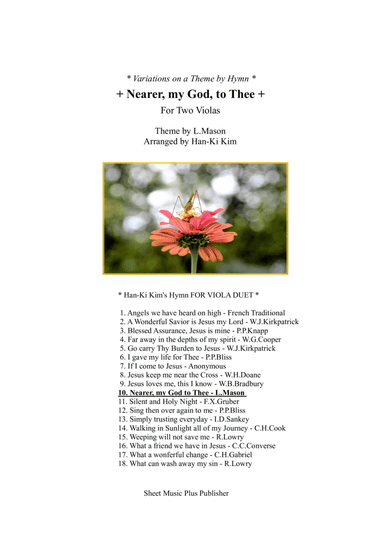 Nearer my God to Thee (For Viola Duet) (arr. Han-Ki Kim)