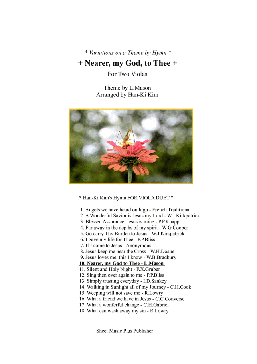 Nearer my God to Thee (For Viola Duet) (arr. Han-Ki Kim)