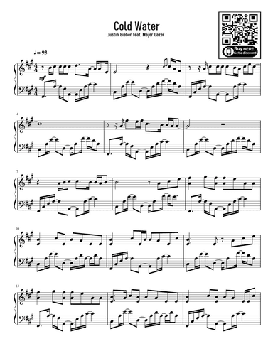 Cold Water (arr. eduardo)