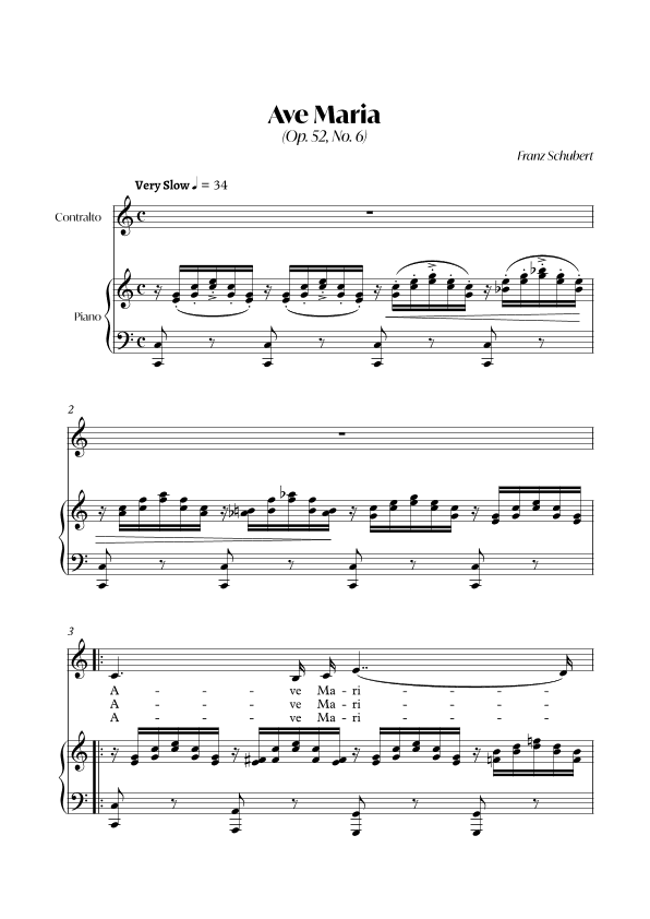 Ave Maria (Franz Schubert) - CONTRALTO_C (arr. André Alberto Santos)