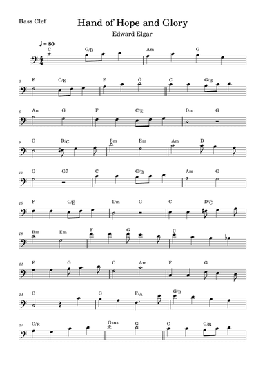 Hand of Hope and Glory (arr. Fabio Eduardo de Oliveira)
