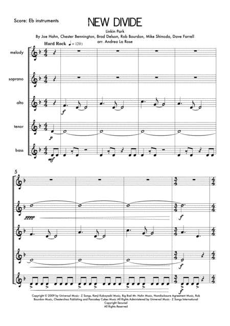 New Divide (arr. Andrea La Rose)
