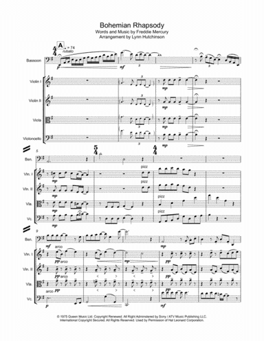 Bohemian Rhapsody (arr. Lynn Hutchinson)