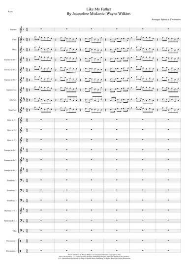 Like My Father (arr. Spiros A. Cheimarios)