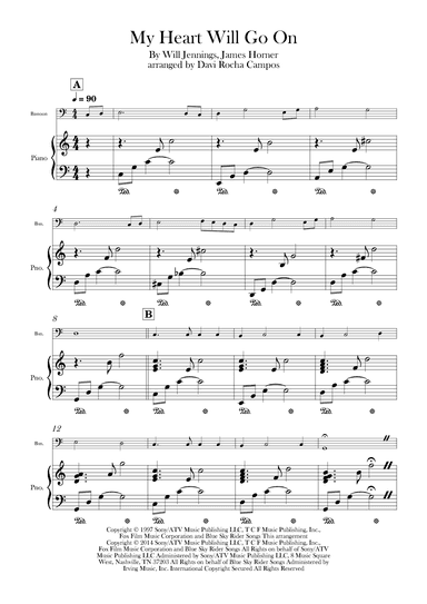 My Heart Will Go On (love Theme From 'titanic') (arr. Davi Rocha Campos)