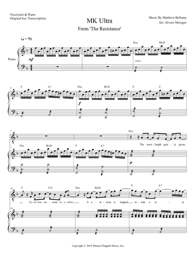 Mk Ultra (arr. Alvaro Metzger)
