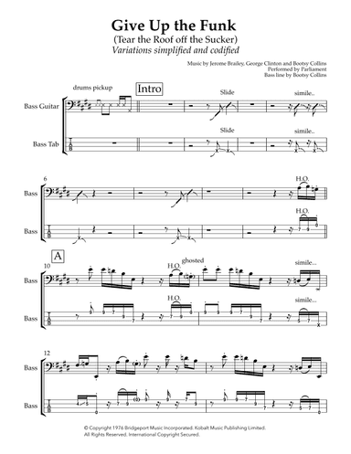 Give Up The Funk (tear The Roof Off The Sucker) (arr. Josh Cohen)