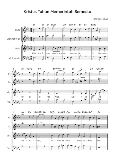 Jesus Shall Reign Where'er The Sun / Kristus Tuhan Memerintah Semesta (arr. Angie Wiranata)