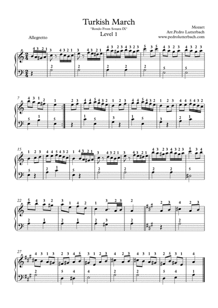Turkish March (arr. Pedro Lutterbach)