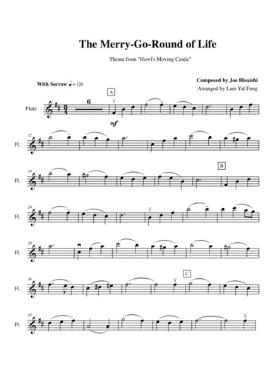 Merry-go-round Of Life (arr. Lam Yat Fung)