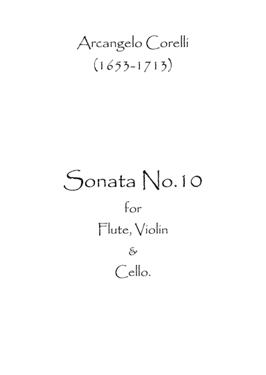 Sonata No.10 (arr. Spence Bundy)