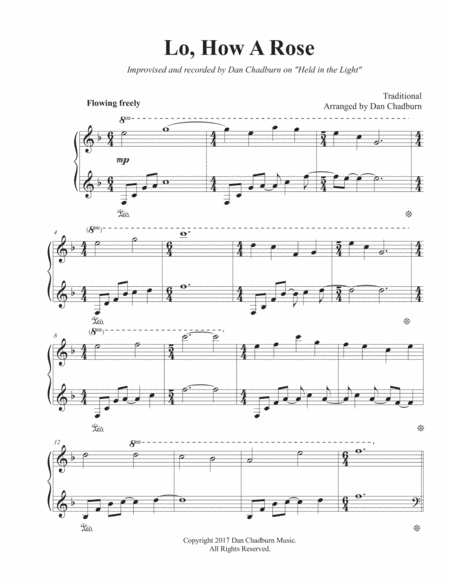 Lo, How a Rose (arr. Dan Chadburn)