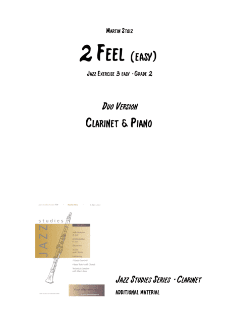 "2 Feel" - easy version arranged for clarinet and piano