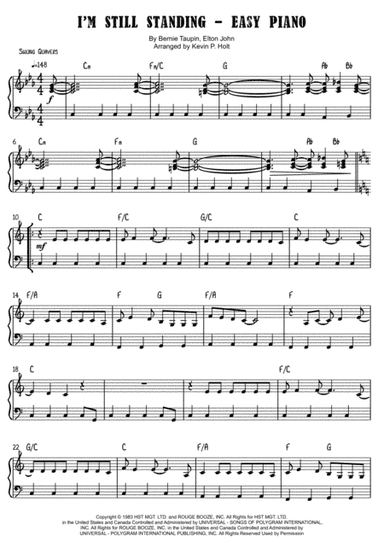 I'm Still Standing (arr. Kevin P. Holt)