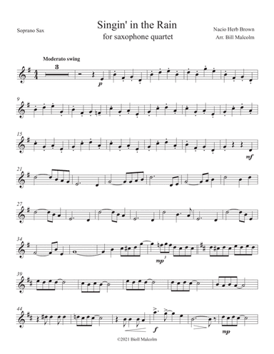 Singin' In The Rain (arr. Bill Malcolm)