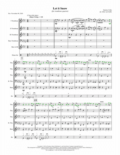 Let It Snow! Let It Snow! Let It Snow! (arr. John van Gulik)