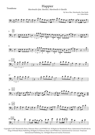 Happier (arr. Fabio Britto)