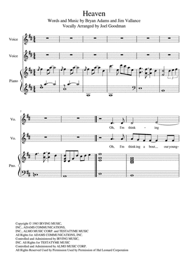 Heaven (arr. Joel Goodman)