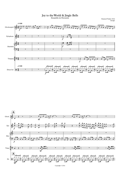 Joy to the world & Jingle bells Ensemble (arr. Emanuel Tudare)