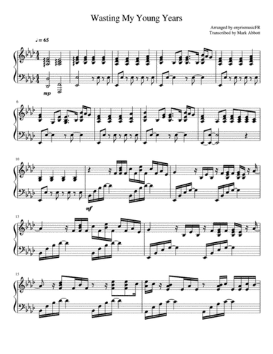 Wasting My Young Years (arr. enyrismusicFR)