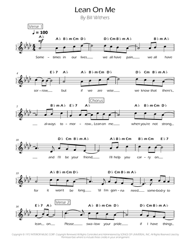 Lean On Me (arr. Ygor Nunes)
