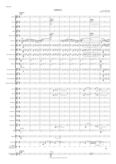 Sortie 1 (Organ solo transcribed for Symphonic Concert Band) (arr. Chris Holmes)