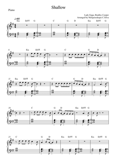 Shallow (arr. Melquisedeque C.Silva)