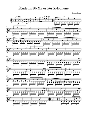 Étude For Xylophone