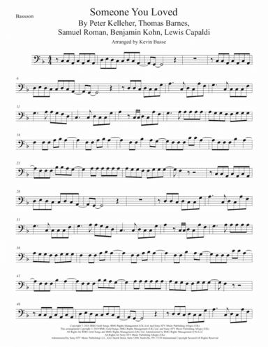Someone You Loved (arr. Kevin Busse)
