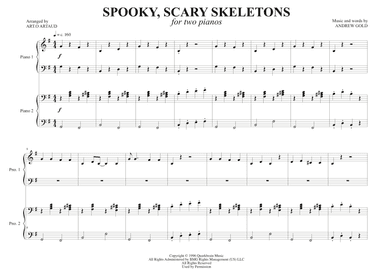 Spooky Scary Skeletons (arr. Art.o Artaud)