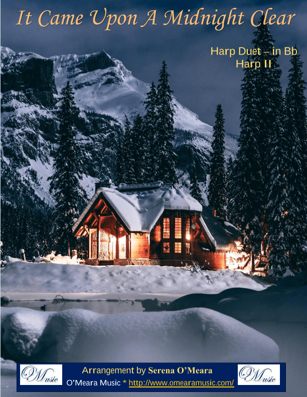 It Came Upon A Midnight Clear, Harp II - Key of Bb (arr. Serena O'Meara)