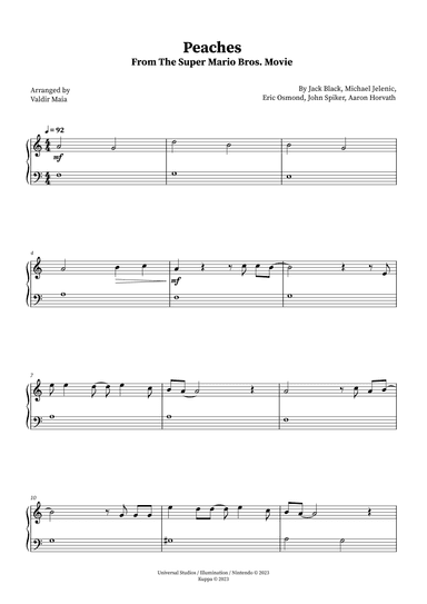 Peaches (arr. Valdir Maia)